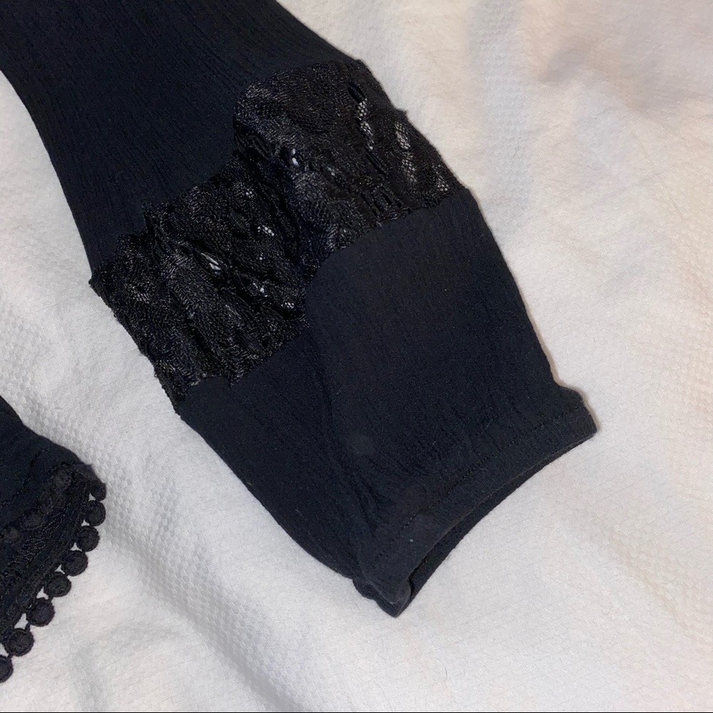 Rewind Cold Shoulder Lace Top - Picture 6 of 9
